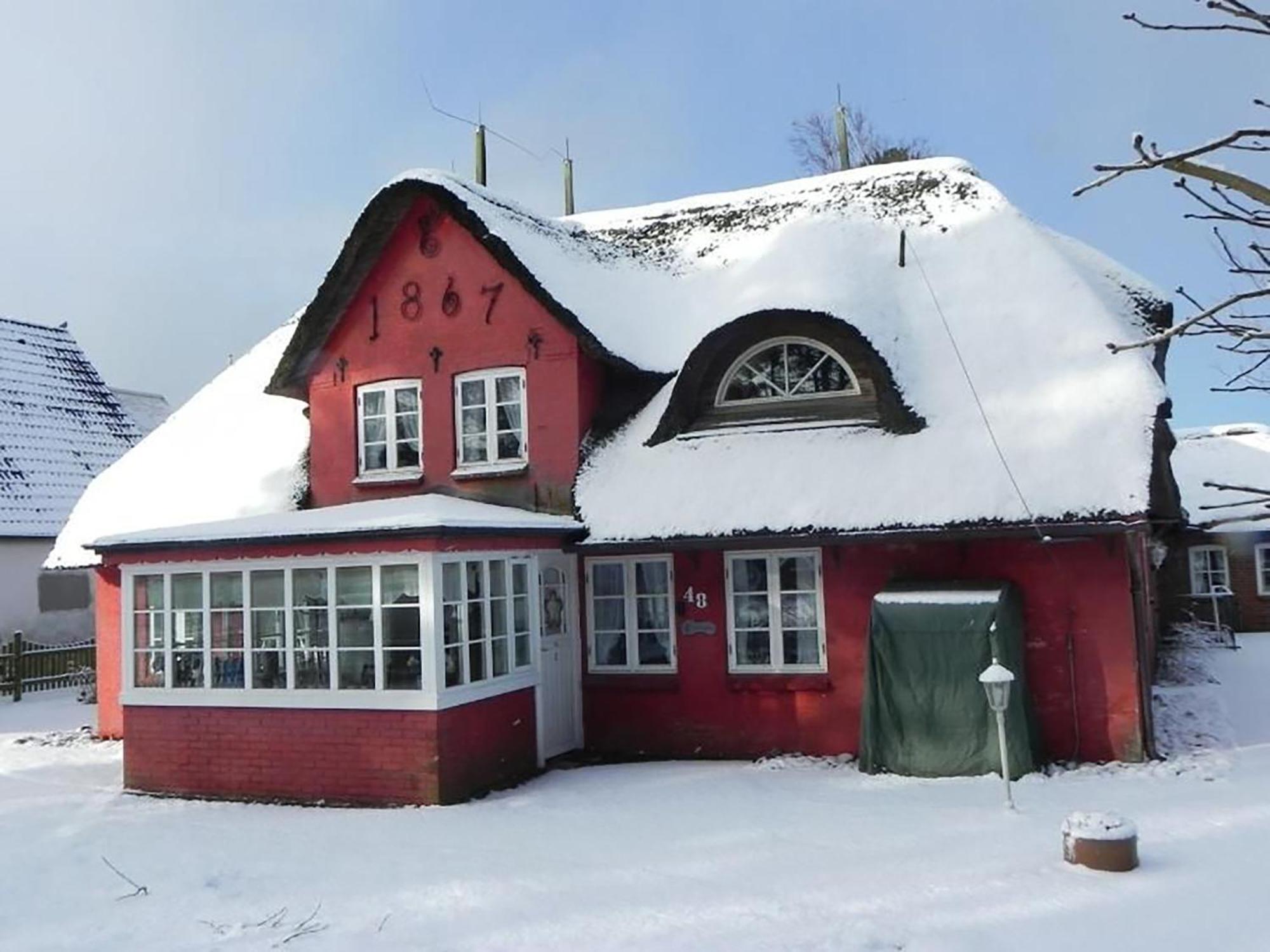 Hüs Sanskiin Ferienwohnung *Hopelfask* Suddorf Exterior foto