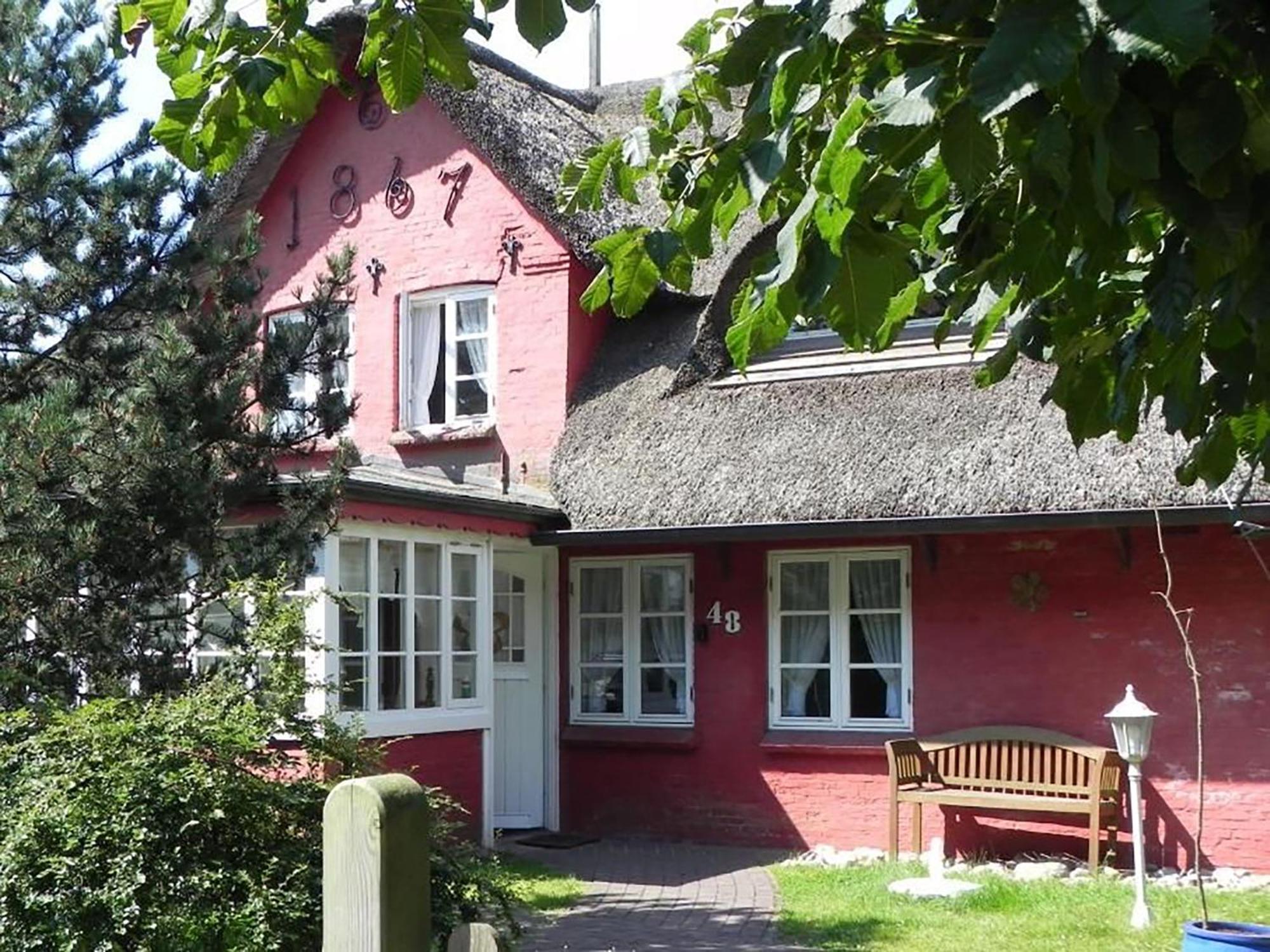 Hüs Sanskiin Ferienwohnung *Hopelfask* Suddorf Exterior foto